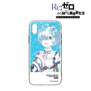 『Re:ゼロから始める異世界生活 Memory Snow』レム Ani-Art 強化ガラスiPhoneケース