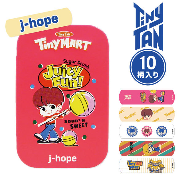 『Tiny TAN』缶ケース付きばんそうこう(TinyMART)JH