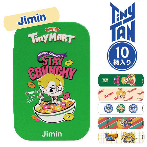 『Tiny TAN』缶ケース付きばんそうこう(TinyMART)JM