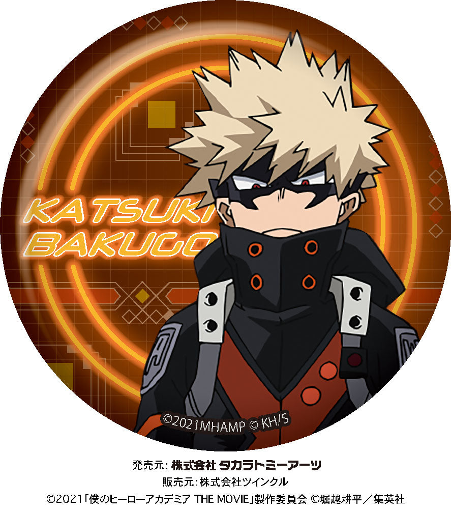 僕のヒーローアカデミア　キラキラ缶バッジ　爆豪勝己 グッズ-バッチ】僕のヒーローアカデミア キラキラ缶バッジ 爆豪