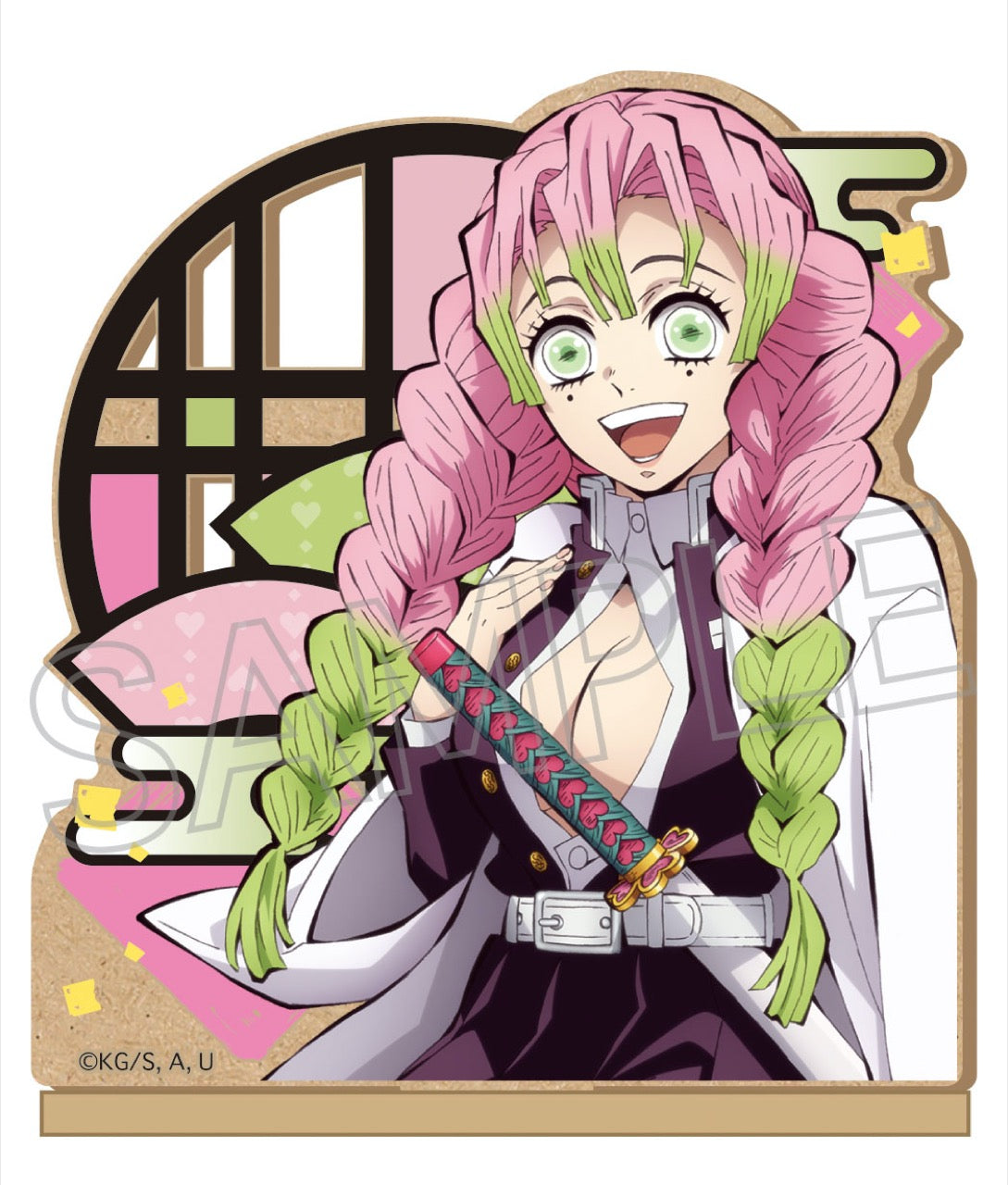 鬼滅の刃 甘露寺蜜璃 レコード型 アートパネル 鬼滅の刃公式 on X: 