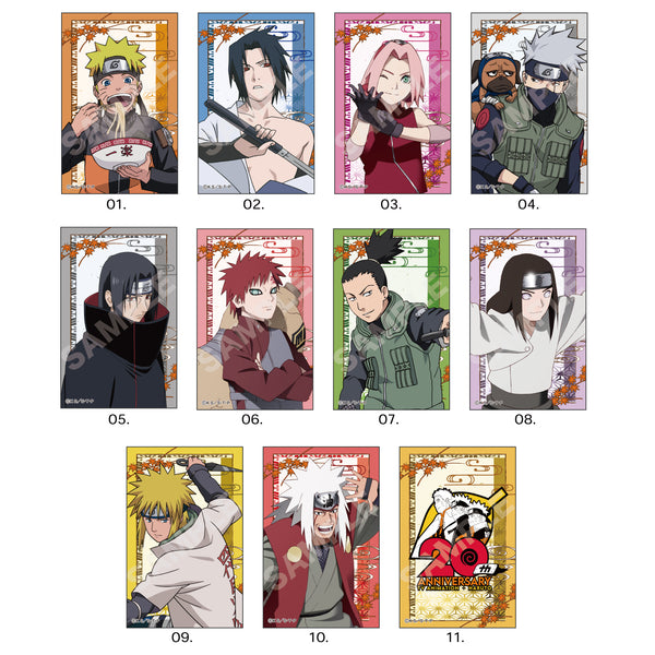 『NARUTO -ナルト- 疾風伝』サテン地ステッカー 01 第1弾 BOX – Anime Store JP