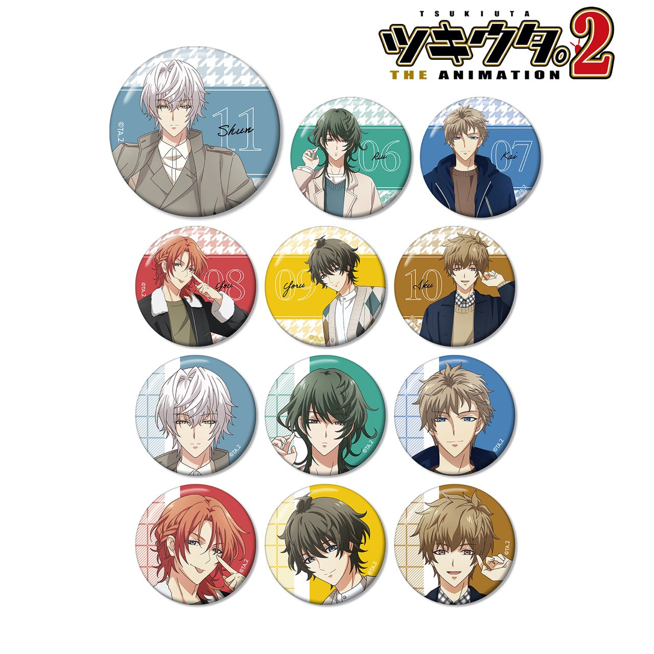 ツキウタ。 THE ANIMATION 2』描き下ろしイラスト 秋冬コレクション