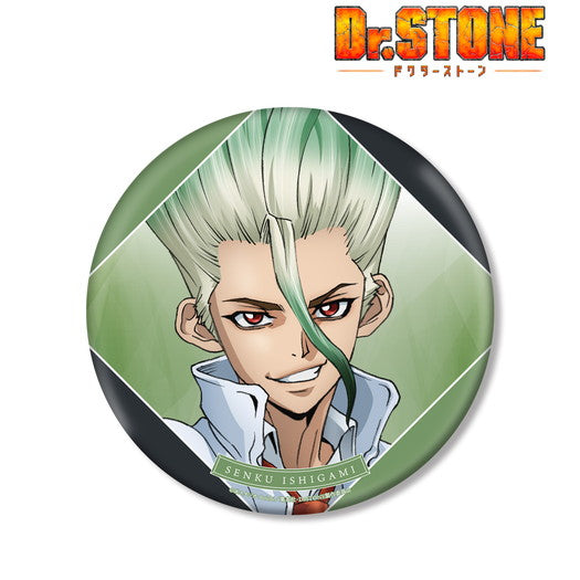 『Dr.STONE』描き下ろしイラスト 石神千空 石化前ver. BIG缶バッジ