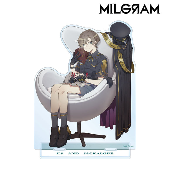 『MILGRAM -ミルグラム-』描き下ろしイラスト エス&ジャッカロープ 休息中ver. BIGアクリルスタンド