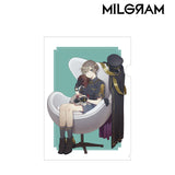 『MILGRAM -ミルグラム-』描き下ろしイラスト エス&ジャッカロープ 休息中ver. クリアファイル