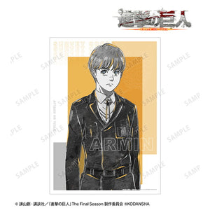 『進撃の巨人』アルミン Ani-Art BLACK LABEL A3マット加工ポスター