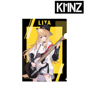 『KMNZ』描き下ろしイラスト LITA ギター演奏ver. クリアファイル