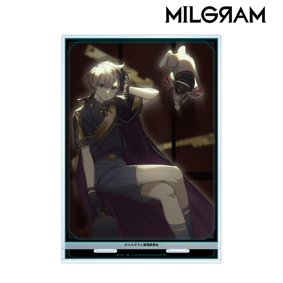 『MILGRAM -ミルグラム-』描き下ろしイラスト エス&ジャッカロープ 2nd Anniversary ver. BIGアクリルスタンド