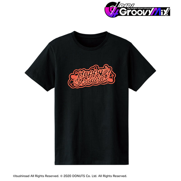 『D4DJ Groovy Mix』Happy Around! Ani-Neon Tシャツ (メンズ/レディース)