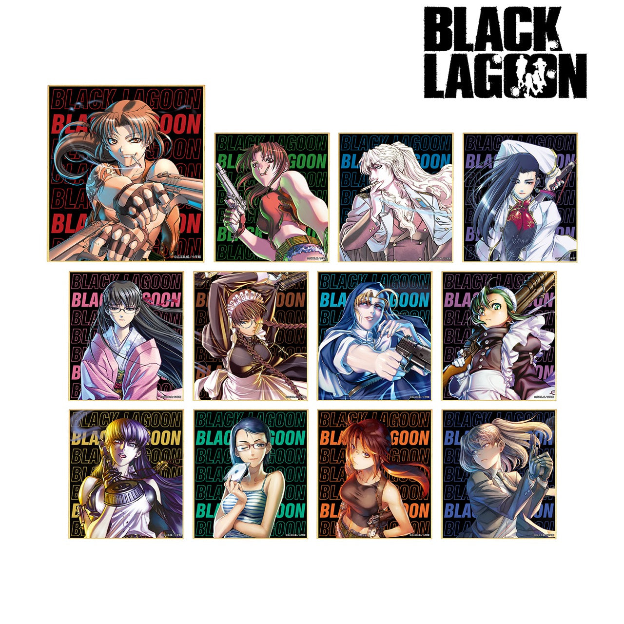 BLACK LAGOON - トレーディング 表紙イラスト アクリルスタンド