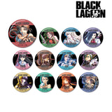 『BLACK LAGOON』トレーディング 表紙イラスト グリッター缶バッジ BOX