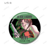 『BLACK LAGOON』トレーディング 表紙イラスト グリッター缶バッジ BOX