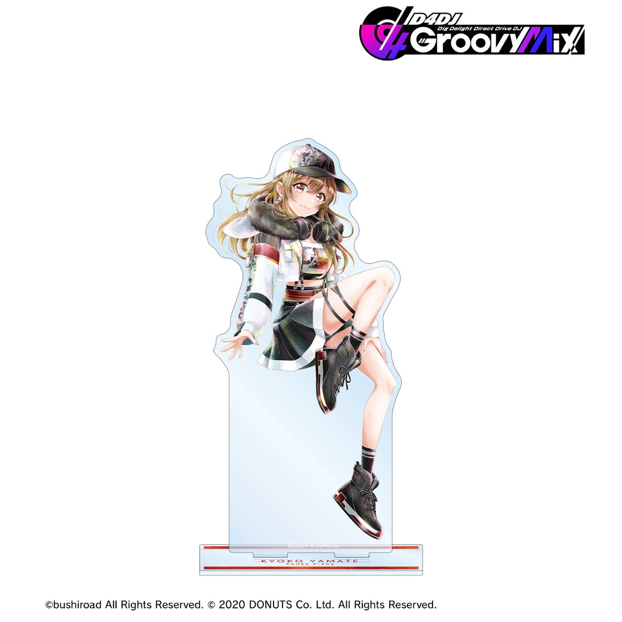 D4DJ 山手響子 2020書き下ろしイラストver グッズセット D4DJ』の描き下ろしイラスト プレゼントver. 商品12種の受注を開始