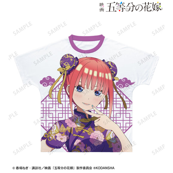 『映画 五等分の花嫁』描き下ろしイラスト 中野二乃 チャイナドレスver. フルグラフィックTシャツ