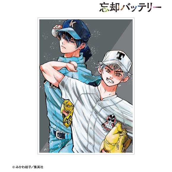 『忘却バッテリー』清峰葉流火＆飛高翔太 10巻表紙イラスト A3マット加工ポスター