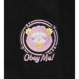 『Obey Me!』ワンポイント刺繍Tシャツ(メンズ/レディース)