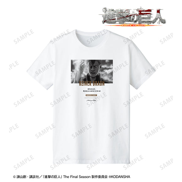 『進撃の巨人』ライナー 台詞Tシャツ(メンズ/レディース)