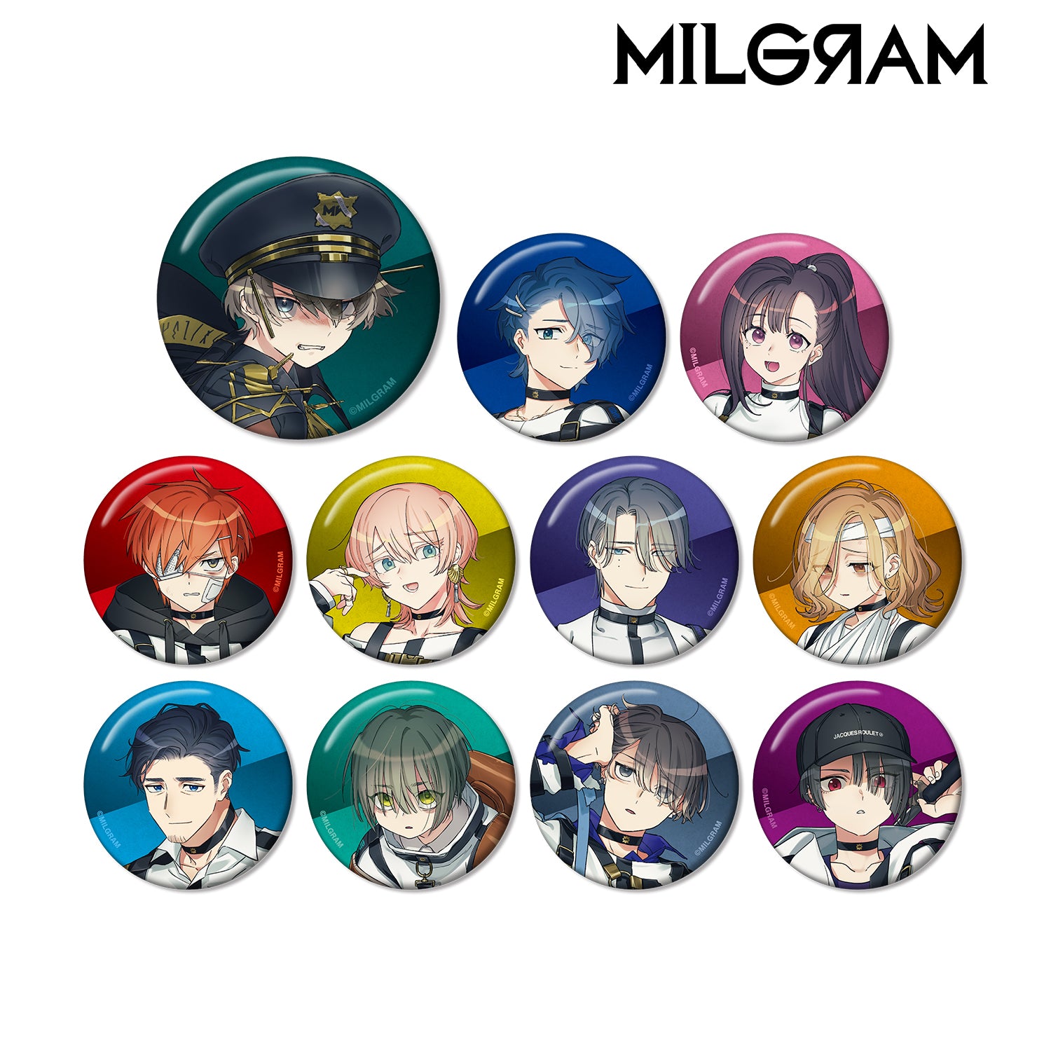 MILGRAM -ミルグラム-』トレーディング缶バッジ vol.2 BOX – Anime 