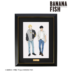 『BANANA FISH』meagratiaコラボ 描き下ろしイラスト アッシュ‧リンクス＆奥村英⼆ 私服ver. キャラファイングラフ