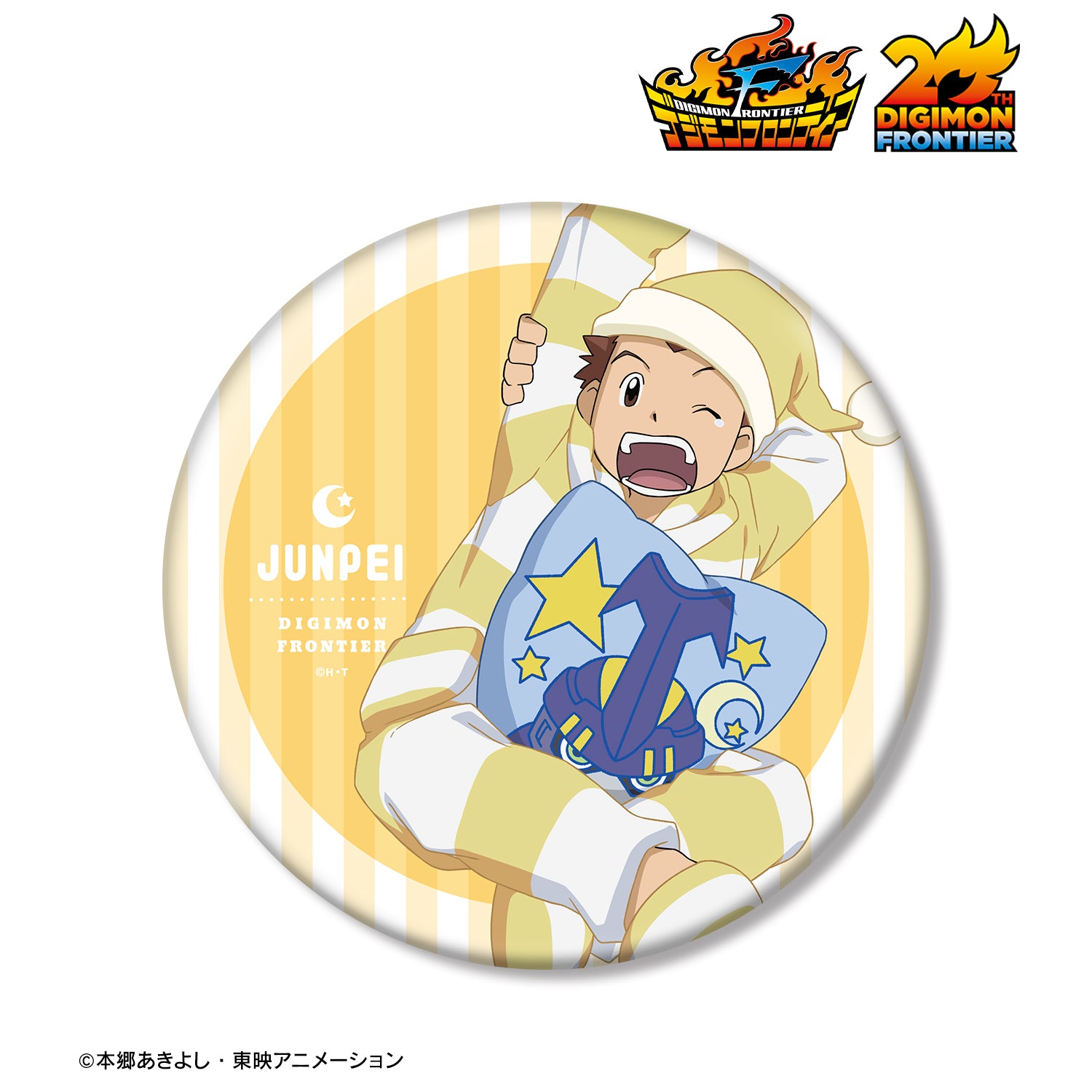②缶バッジ　デジモン ＴＶアニメ　デジタルモンスター 缶バッジ「デジモンアドベンチャー」07/雪遊びver. ブラインド(8