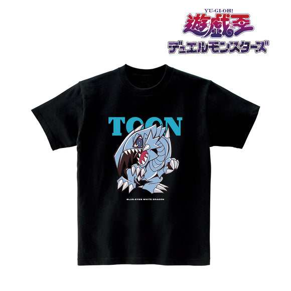 『遊☆戯☆王デュエルモンスターズ』青眼の白龍 トゥーン・ワールド テイストデフォルメ Tシャツ (メンズ/レディース)