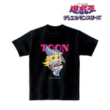 『遊☆戯☆王デュエルモンスターズ』ブラック・マジシャン・ガール トゥーン・ワールド テイストデフォル メ Tシャツ (メンズ/レディース)