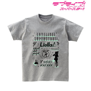 『ラブライブ!スーパースター!! 』若菜 四季 Ani-Sketch Tシャツ(メンズ/レディース)