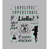 『ラブライブ!スーパースター!! 』若菜 四季 Ani-Sketch Tシャツ(メンズ/レディース)