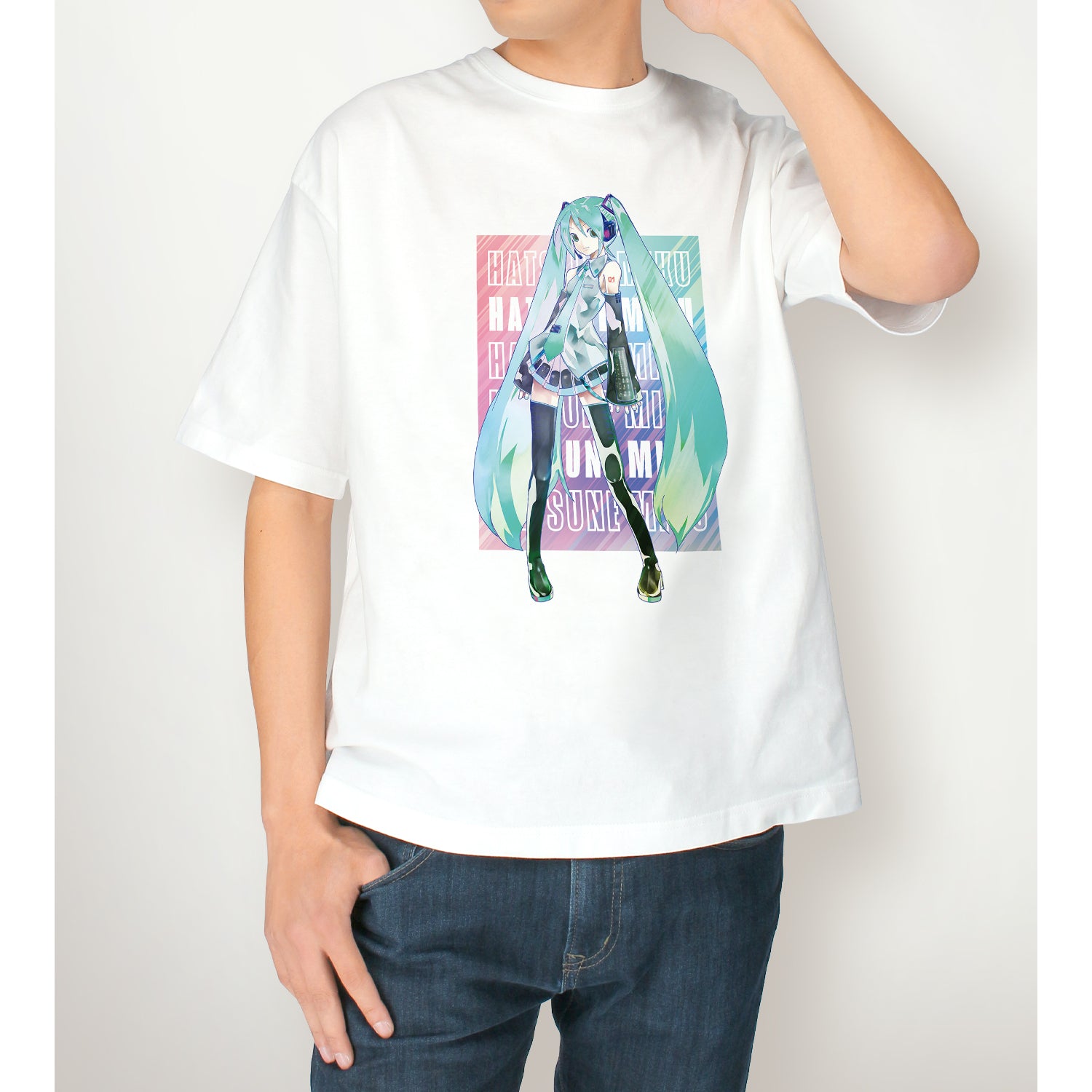 初音ミク』初音ミク Ani-Art 第3弾 BIGシルエットTシャツ – Anime Store JP