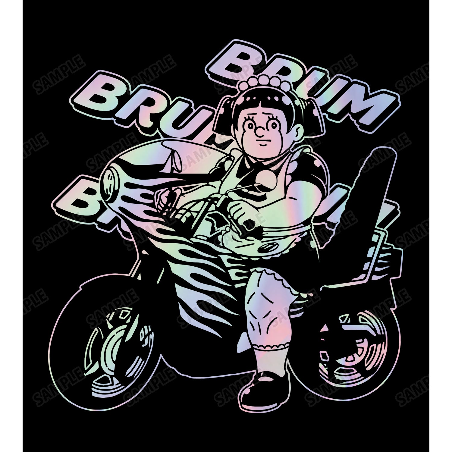 僕とロボコ』描き下ろしイラスト ロボコ バイクver. ホログラムTシャツ