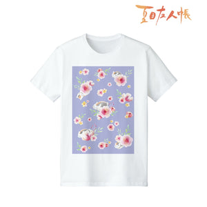 『夏目友人帳』ニャンコ先生 Ani-Art Tシャツ ムラサキ(メンズ/レディース)