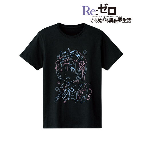 『Re:ゼロから始める異世界生活』レム lette-graph Tシャツ(メンズ/レディース)