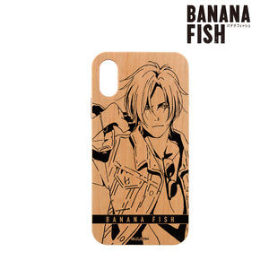 『BANANA FISH』描き下ろしイラスト アッシュ・リンクス デニムver. ウッドiPhoneケース