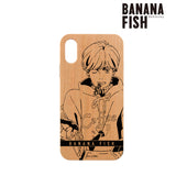 『BANANA FISH』描き下ろしイラスト 奥村英二 デニムver. ウッドiPhoneケース