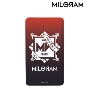『MILGRAM -ミルグラム-』監獄エンブレム モバイルバッテリー