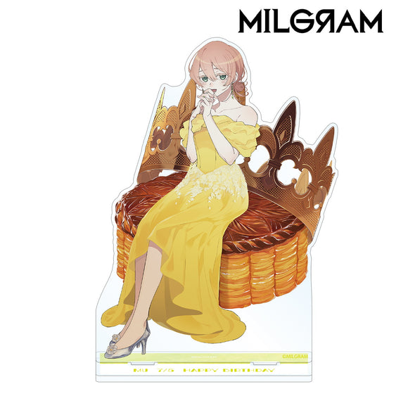 『MILGRAM -ミルグラム-』描き下ろしイラスト ムウ バースデーver. BIGアクリルスタンド