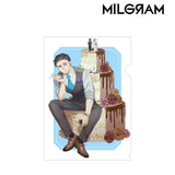 『MILGRAM -ミルグラム-』描き下ろしイラスト カズイ バースデーver. クリアファイル
