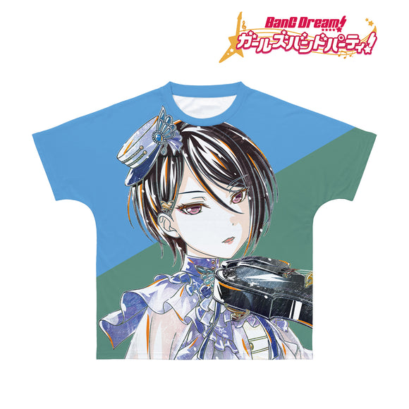 『バンドリ！ ガールズバンドパーティ！』⼋潮 瑠唯 Ani-Art 第4弾 フルグラフィックTシャツ