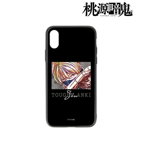 『桃源暗鬼』皇后崎迅 Ani-Art 強化ガラスiPhoneケース iPhone XR