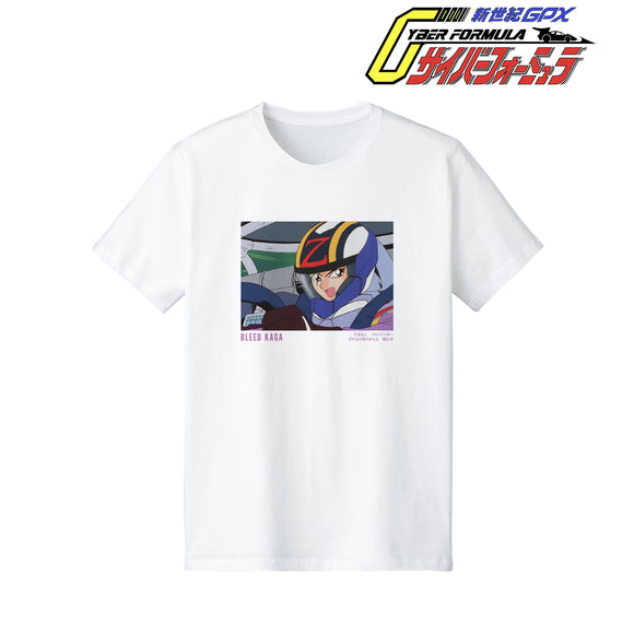 『新世紀GPXサイバーフォーミュラ』ブリード加賀 台詞Tシャツ (メンズ/レディース)