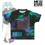 『HATSUNE MIKU EXPO 10th Anniversary』初音ミク着用 フルグラフィックTシャツユニセックス