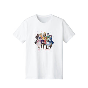 『少女☆歌劇 レヴュースタァライト』 アニメ放送5周年記念 描き下ろし 集合 SNOW QUEENver. Tシャツメンズ