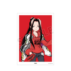 『SHAMAN KING』 描き下ろしイラスト ハオ A3マット加工ポスター