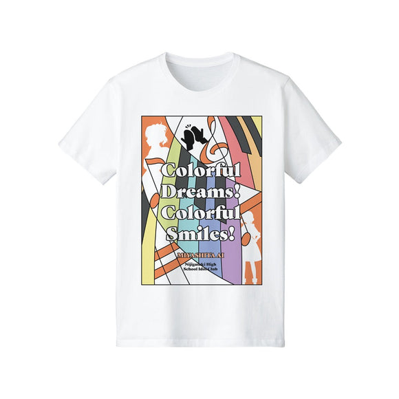 『ラブライブ！虹ヶ咲学園スクールアイドル同好会』 宮下 愛 Colorful Dreams! Colorful Smiles! 楽曲イメージTシャツレディース