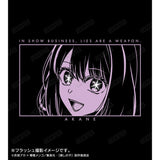 『【推しの子】』 黒川あかね オーロラフラッシュプリントTシャツレディース