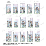『十三機兵防衛圏』 集合 Ani-Art スクエア強化ガラスiPhoneケース