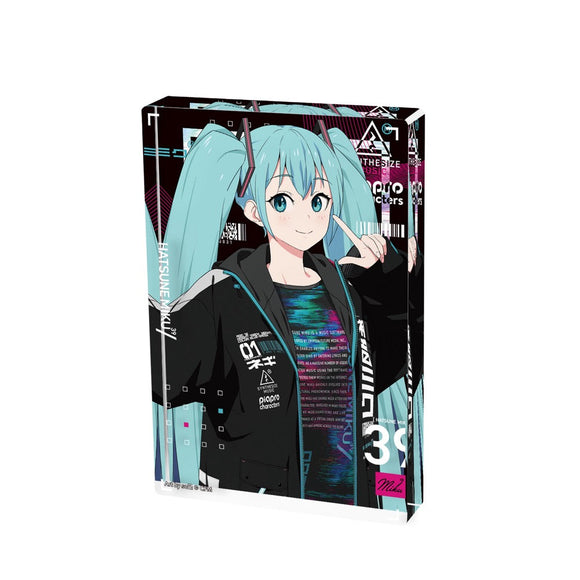 『HATSUNE MIKU EXPO 10th Anniversary』描き下ろし 初音ミク テックファッションver. Art by so品 アクリルブロック