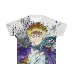 『モブサイコ100 III』花沢輝気 grunge CANVAS フルグラフィックTシャツユニセックス