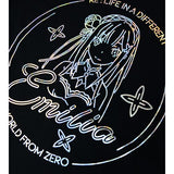 『Re:ゼロから始める異世界生活』Ani-Neon ホログラムＴシャツ（エミリア）(メンズ/レディース)